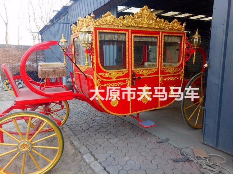 观光电动马车_/欧式敞篷马车婚礼马车婚庆浪漫马车四轮马车皇家马车