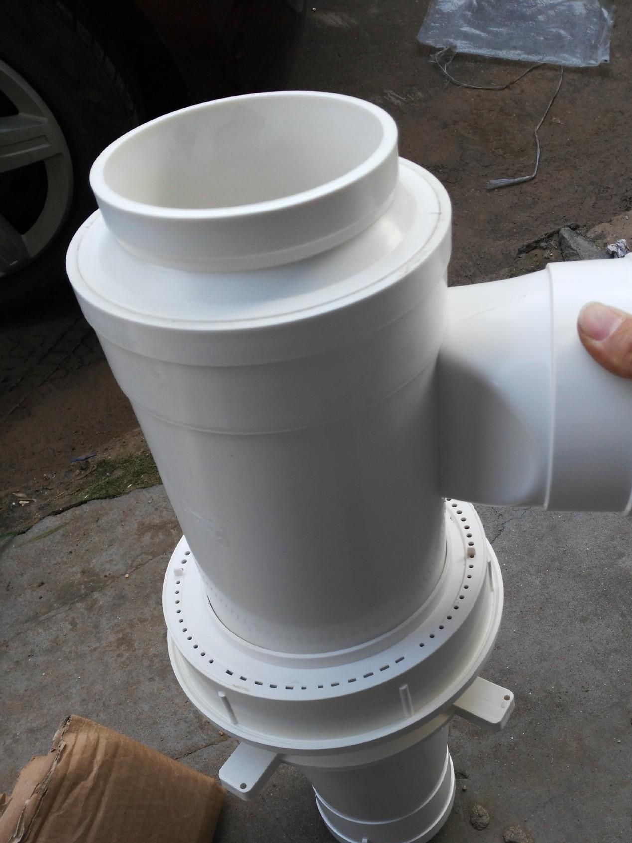 新品促销:110pvc旋流三通,预埋件,积水处理器