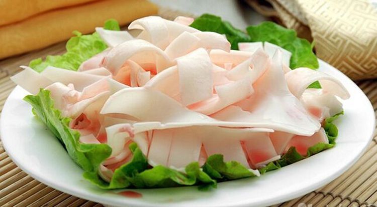 四川火鍋食材豬黃喉成都火鍋食材新鮮涮火鍋配菜品水發(fā)豬黃喉豬心管去油豬黃喉/