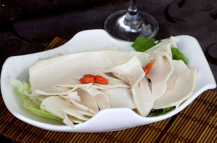 四川火鍋食材豬黃喉,/成都火鍋食材新鮮涮火鍋配菜品水發(fā)豬黃喉豬心管去油豬黃喉|
