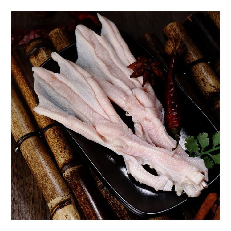 麻辣燙食材去骨鴨掌_,批發(fā)去骨冰鮮鴨掌 無骨鴨掌 新鮮冷凍無骨鴨爪廠家/