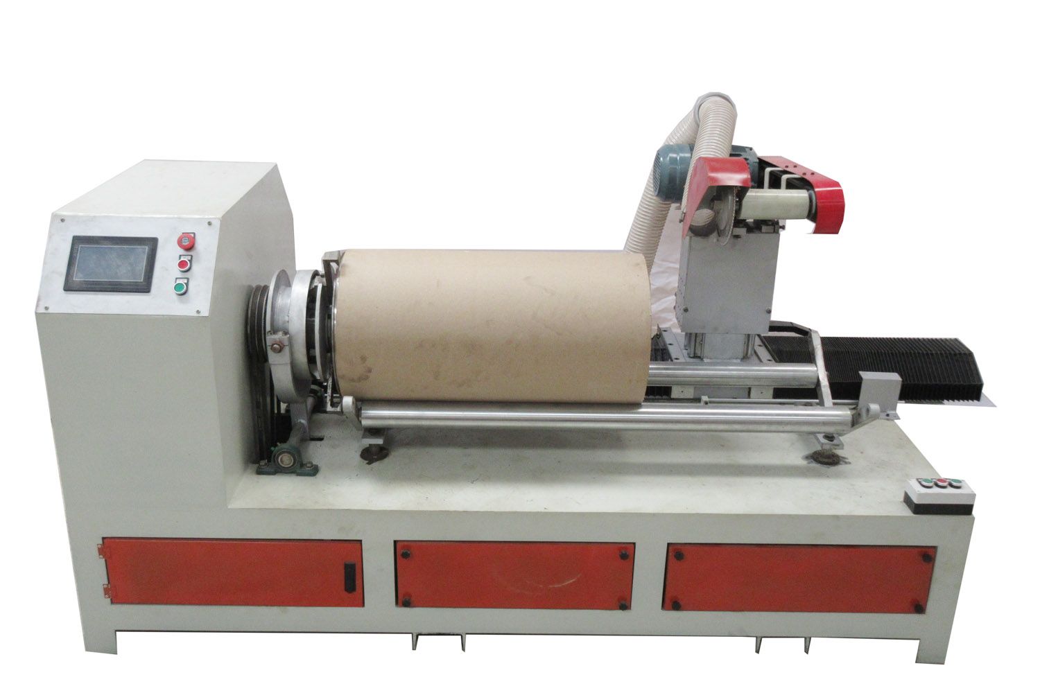 纸管精切机卷管机生产卷纸管机易操作食品包装用管生产机械