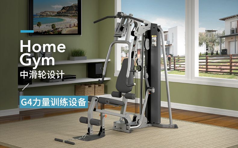 lifefitness/力健进口综合力量训练器械家用健身设备多功能器材g4