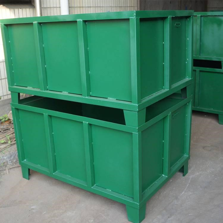 网格料箱 钢制料箱 可折叠金属料箱 料箱生产厂家 钢制金属料箱