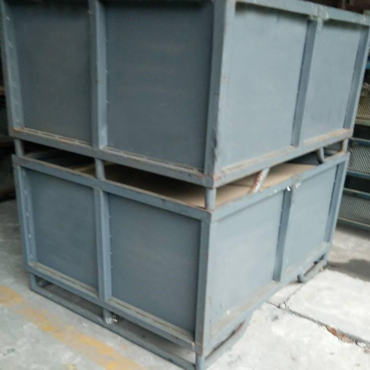 金属料箱 钢制料箱-钢制网片料箱-折叠式金属料箱-厂家定制 钢制金属料箱