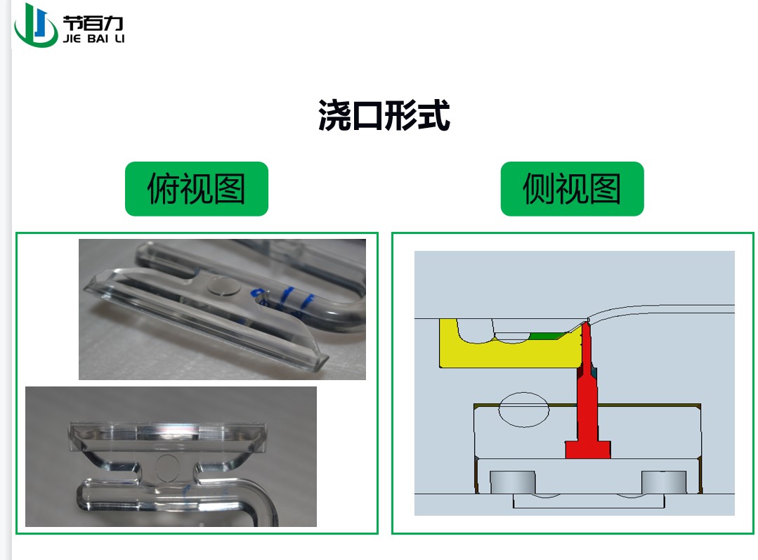 模内切浇口 注塑模具模内切料头 模内切