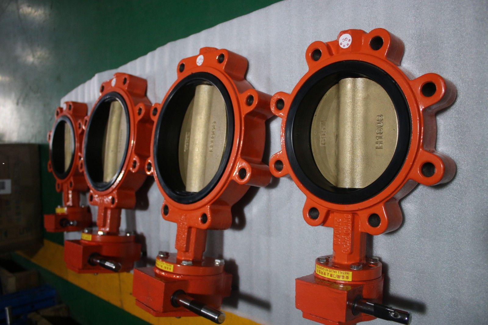 涡轮铜蝶阀厂家直销 _指南针阀门阀门供应 中线蝶阀 厂家直销