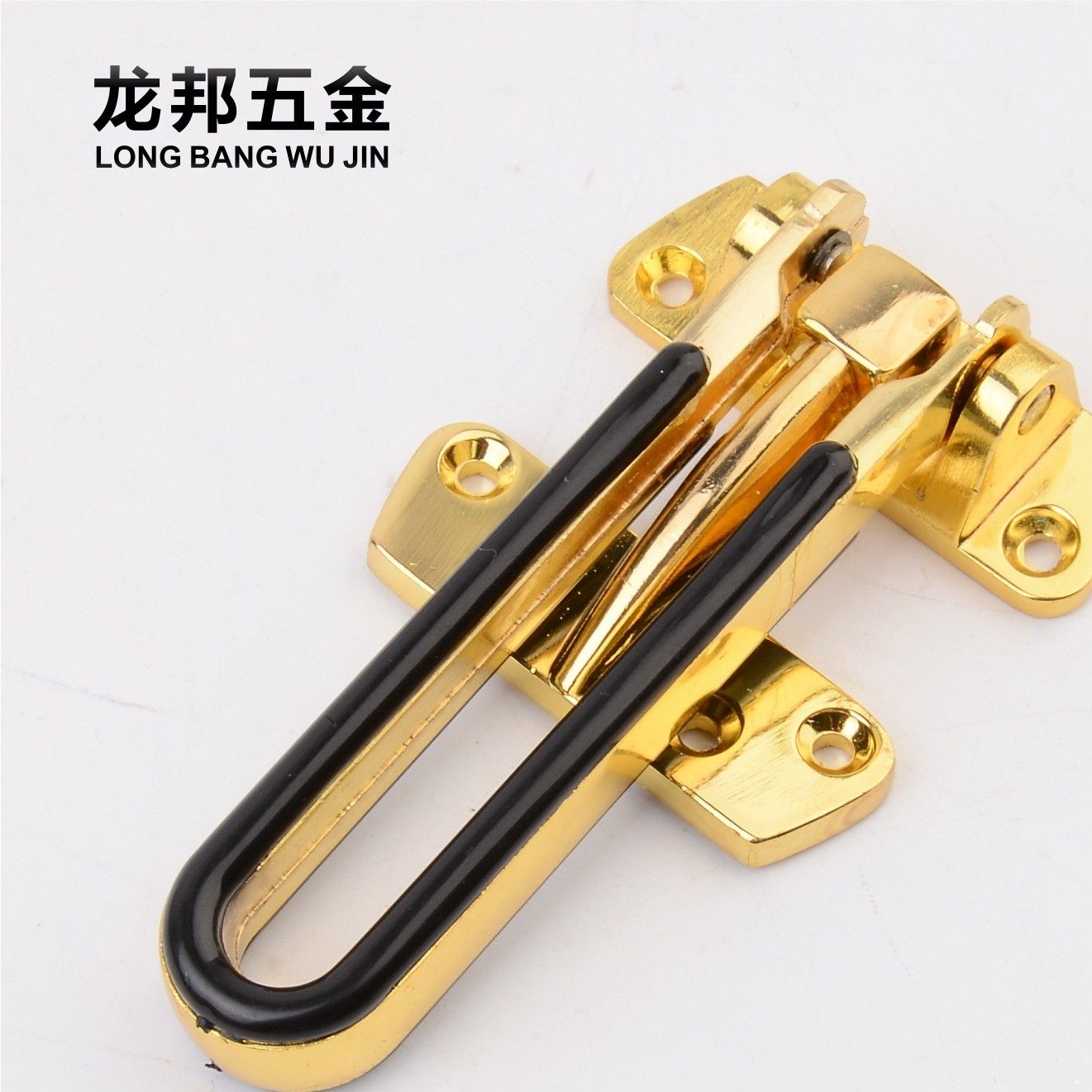 厂家批发 不锈钢/锌合金防盗扣/链 门扣 锁扣 加防撞条