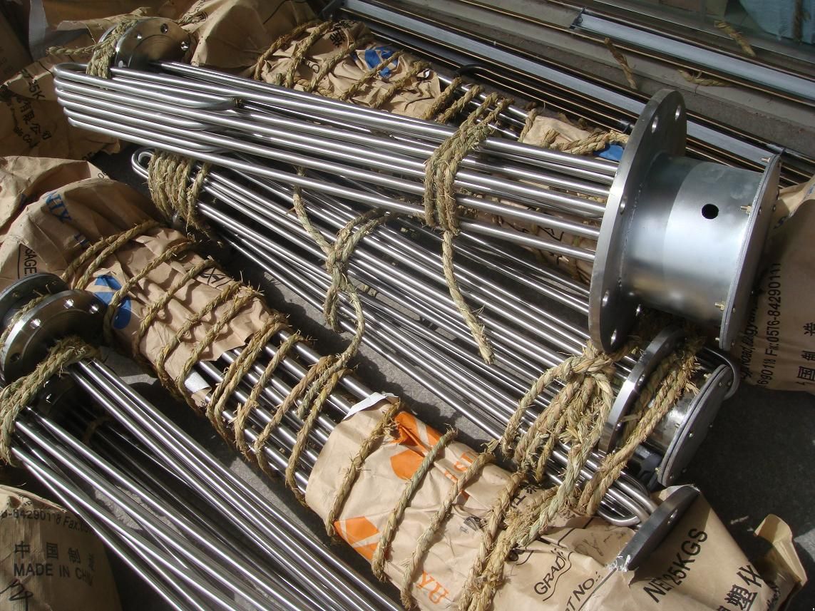 模温机电加热管 厂家直销_不锈钢加热管生产厂家_法兰头电加热管