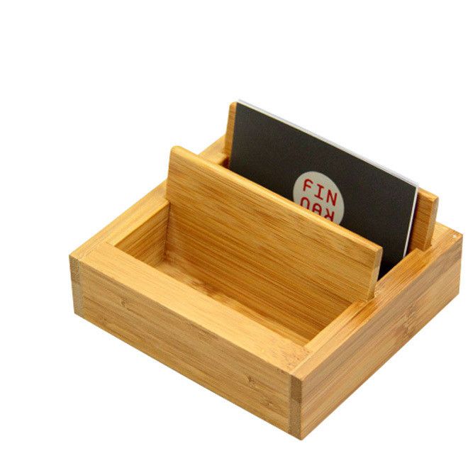 批发居家日用百货木制名片盒 文具木工艺品加工个性化定制