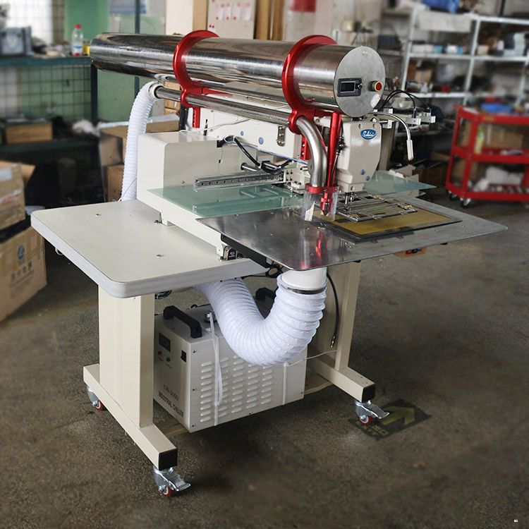 供应魔术贴切缝机 可多条同步裁切 切口美观整齐不毛边-缝中设备|服装