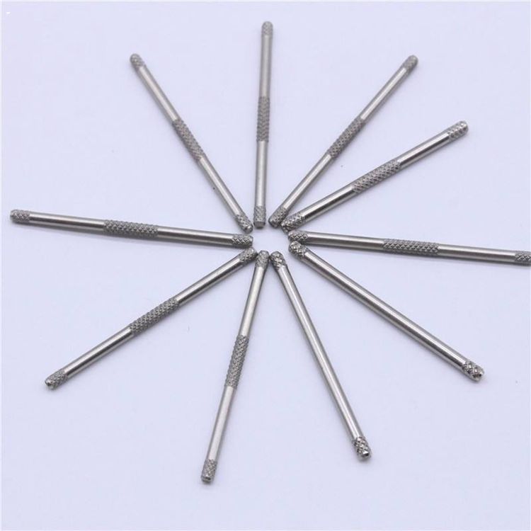 生产厂家直销不锈钢销钉搓花轴长铁轴定做质量保障