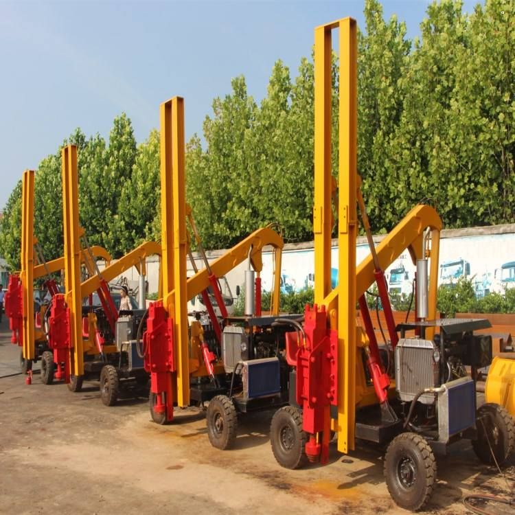 人肉打桩机护栏打桩机公路护栏打桩机波形护栏打桩机/ cfg打桩机