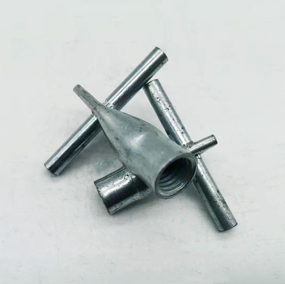 压扁缩口带横杆型套管套筒 无缝钢管预埋件拍扁套筒-其他紧固件,连接