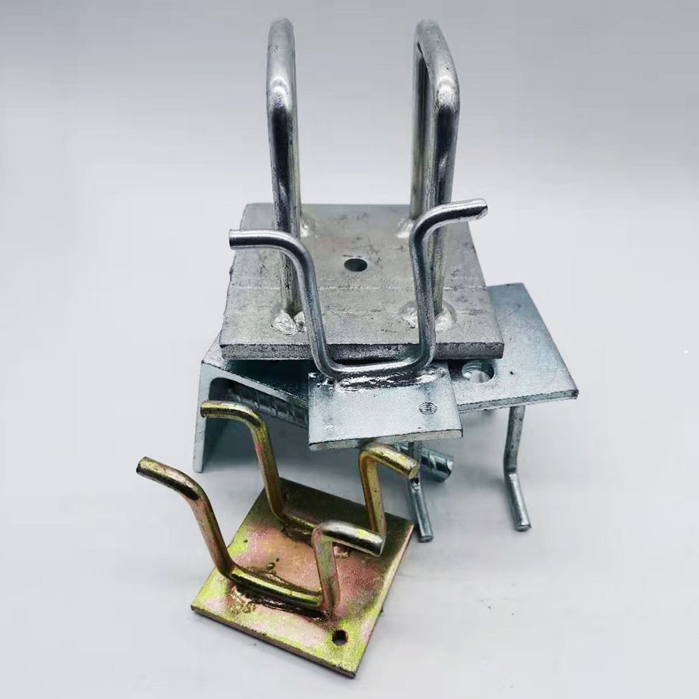 镀锌钢板预埋_ 预埋u型丝螺栓 u型环预埋件 工字钢悬挑预埋件 量大从