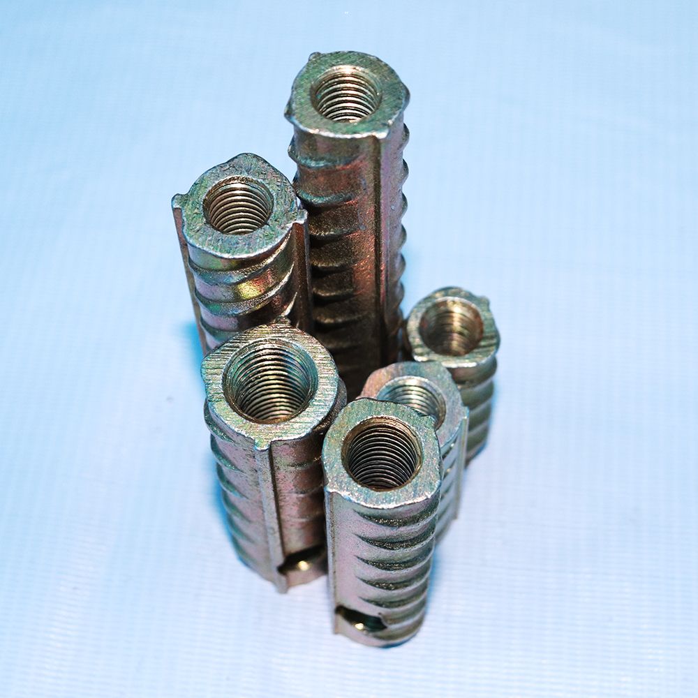 带横孔螺纹钢套筒一工建筑2019标准桥防震挡块锰钢焊接地脚螺栓套筒