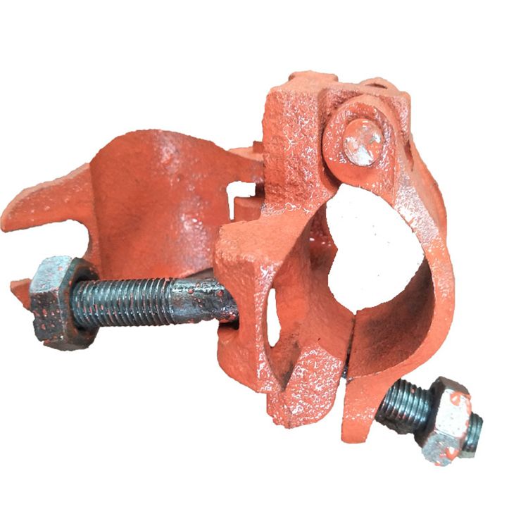 转向扣件/钢管建筑扣件接头 十字直角扣件 对接扣件旋转扣件-工地施工