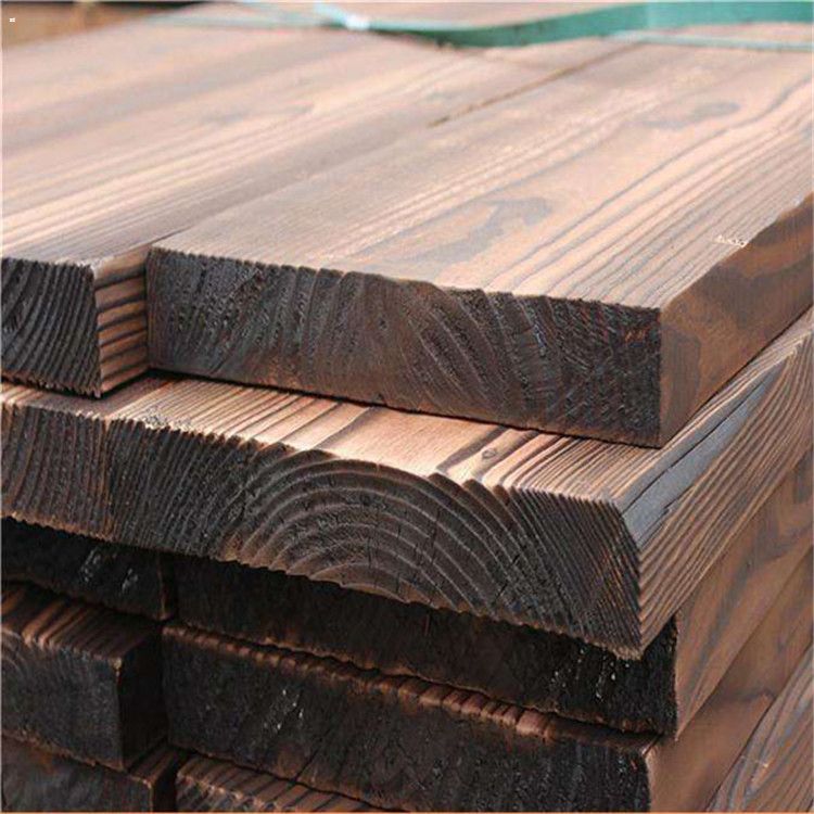 碳化木,深度碳化木 贵州贵盛世 樟子松深度碳化木 可定尺加工 厂家