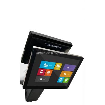 厂家批发犇跃pc收银秤触摸屏收银秤双屏15寸电子秤触控收银秤长沙迅尔