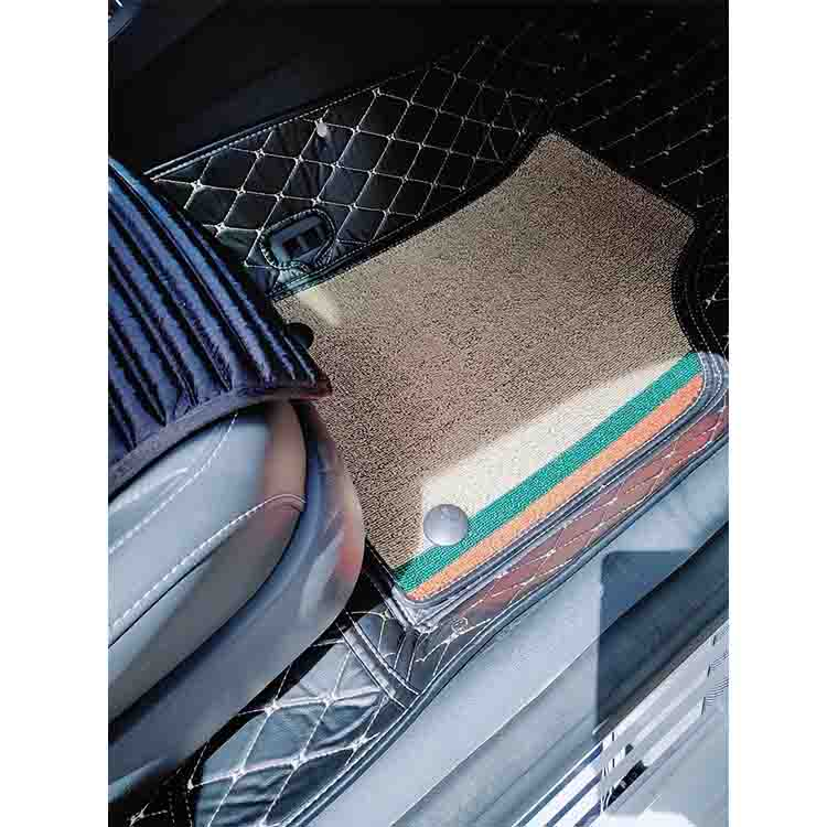 汽车脚垫 多规格汽车脚垫 小荔枝皮革全包围脚垫 xpe高弹棉专车专用脚