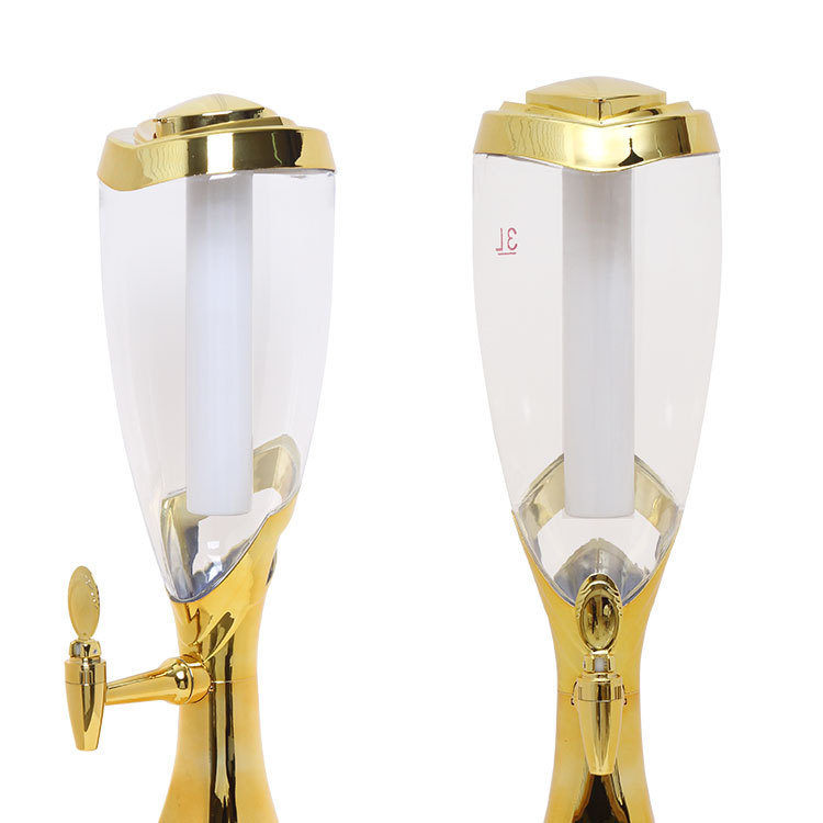 酒炮商用百威扎啤酒炮超大容量分酒器酒塔酒柱酒吧ktv 3升