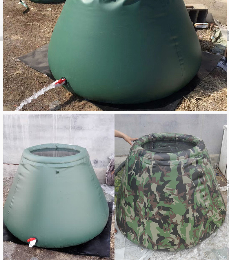 定制pvc软体储水罐 饮用自来水存水罐 水囊 软体消防储水罐-液体容储